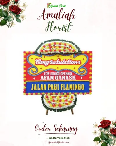 Bunga Papan Congratulation di Bandaran